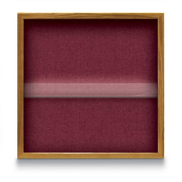 Outdoor Enclosed Combo Board, 48"x36", Satin Frame/Black & Black